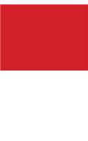 Monaco Flag Notebook - Monacan Flag Book - Monaco Travel Journal: Medium College-Ruled Journey Diary, 110 page, Lined, 6x9 (15.2 x 22.9 cm)