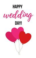 Happy Wedding Day!: Cute Journal / Notebook / Notepad / Diary (Alternative Wedding Card) (Lined, 6 x 9)