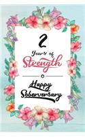 2 Years Sober: Lined Journal / Notebook / Diary - Happy Soberversary - 2nd Year of Sobriety - Fun Practical Alternative to a Card - Sobriety Gifts For Women Who Ar