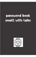Password Book Small With Tabs