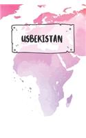 Usbekistan: Liniertes Reisetagebuch Notizbuch oder Reise Notizheft liniert - Reisen Journal für Männer und Frauen mit Linien