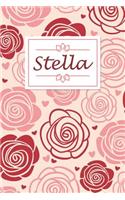 Stella: Personalised Notebook / 120 Lined Pages / Perfect for journaling and writing notes.