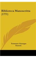 Biblioteca Manoscritta (1771)