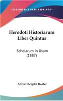 Herodoti Historiarum Liber Quintus