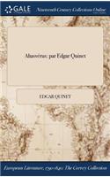 Ahasvérus: par Edgar Quinet