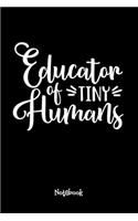 Educator of Tiny Journal Black Cover