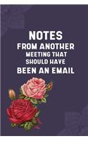 Notes From Another Meeting That Should Have Been An Email