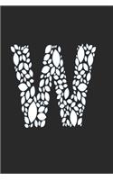 The Letter W from Leafs for nature lovers Journal