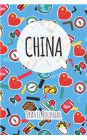 China Travel Journal: 6x9 Travel planner I Road trip planner I Dot grid journal I Travel notebook I Travel diary I Pocket journal I Gift for Backpacker