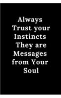 Always Trust your Instincts They are Messages from Your Soul