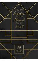 89th Birthday Journal