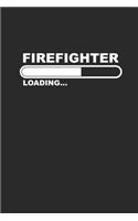 Firefighter Loading: Notizbuch Firefighter Notebook Feuerwehr Planer Journal 6x9 liniert