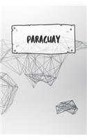 Paraguay: Dotted Travel Diary Notebook or Journey Dotted Grid Journal - Holiday Trip Pocketbook for Men and Women with Dots