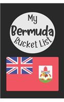My Bermuda Bucket List: Novelty Bucket List Themed Notebook