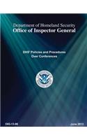 Dhs' Policies and Procedures Over Conferences