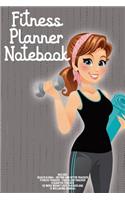 Fitness Planner Notebook: Fitness Agenda, Fitness Planner Binder, Fitness Journal and Planner, Fitness Journal for Women, Fitness Journaling, Fitness Happy Planner, Fitness J