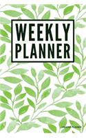 Weekly Planner - Undated Planner: Floral (3), 52 Week Agenda Weekly Pad, To Do List Notepad, Time Organizer, Journal Notes- [Professional Binding]