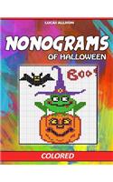 Nonograms of Halloween: Colored Griddlers- Exclusive and High-Quality Japanese Nonograms - Hanjie Griddlers Nonograms(Japanese Crossword / Nonogram / Griddlers / Picross / Hanjie Logic Puzzles)