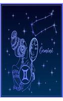 Gemini: Zodiac Astrology Symbol Star Sign Gift Journal