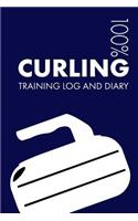 Curling Training Log and Diary: Training Journal for Curling - Notebook