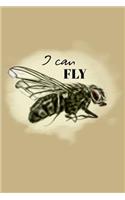 I Can Fly: Blank Lined Journal to Write in - Ruled Writing Notebook