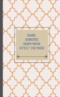 Blank isometric graph paper 8.5