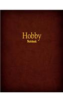 Hobby Notebook: 1/8 Inch Dot Grid Graph Ruled, 120 Pages, 8.5" x 11"