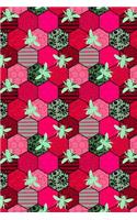 Journal Notebook Honey Bees Pattern 5