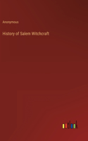 History of Salem Witchcraft
