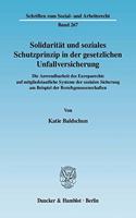 Solidaritat Und Soziales Schutzprinzip in Der Gesetzlichen Unfallversicherung