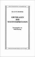 Grundlagen Der Textinterpretation