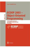Ecoop 2003 - Object-Oriented Programming
