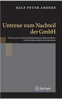 Untreue Zum Nachteil Der Gmbh