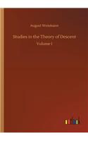 Studies in the Theory of Descent
