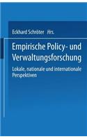 Empirische Policy- Und Verwaltungsforschung