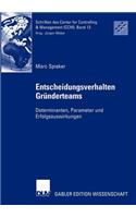 Entscheidungsverhalten in Gründerteams