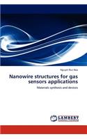 Nanowire structures for gas sensors applications