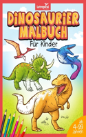 Dinosaurier Malbuch für Kinder: Mein tolles Dino Buch zum Ausmalen mit spannenden Fakten und Hintergrundwissen. Dino-Motive für Jungen und Mädchen ab 4 Jahren, die Spaß am Malen ha