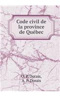 Code civil de la province de Québec