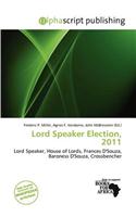 Lord Speaker Election, 2011