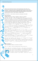 In Medias Res #3: Postproductions