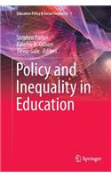 Policy and Inequality in Education