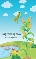 Bug coloring book for kids ages 4-8