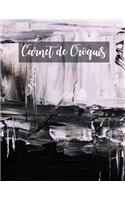Carnet de Croquis: Pages vierges de carnet de croquis pour le dessin, la peinture, l'écriture, le croquis ou le griffonnage pour les artistes, les enseignants, les adu