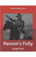 Ranson's Folly: Large Print