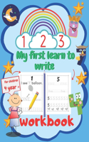 My first learn to write workbook