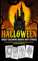 Halloween Adult Coloring Books Anti Stress