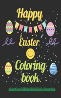 The Funny Easter Egg Coloring Book For Ages 1-5