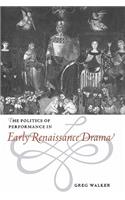 Politics of Performance in Early Renaissance Drama