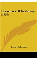 Discourses Of Keidansky (1903)